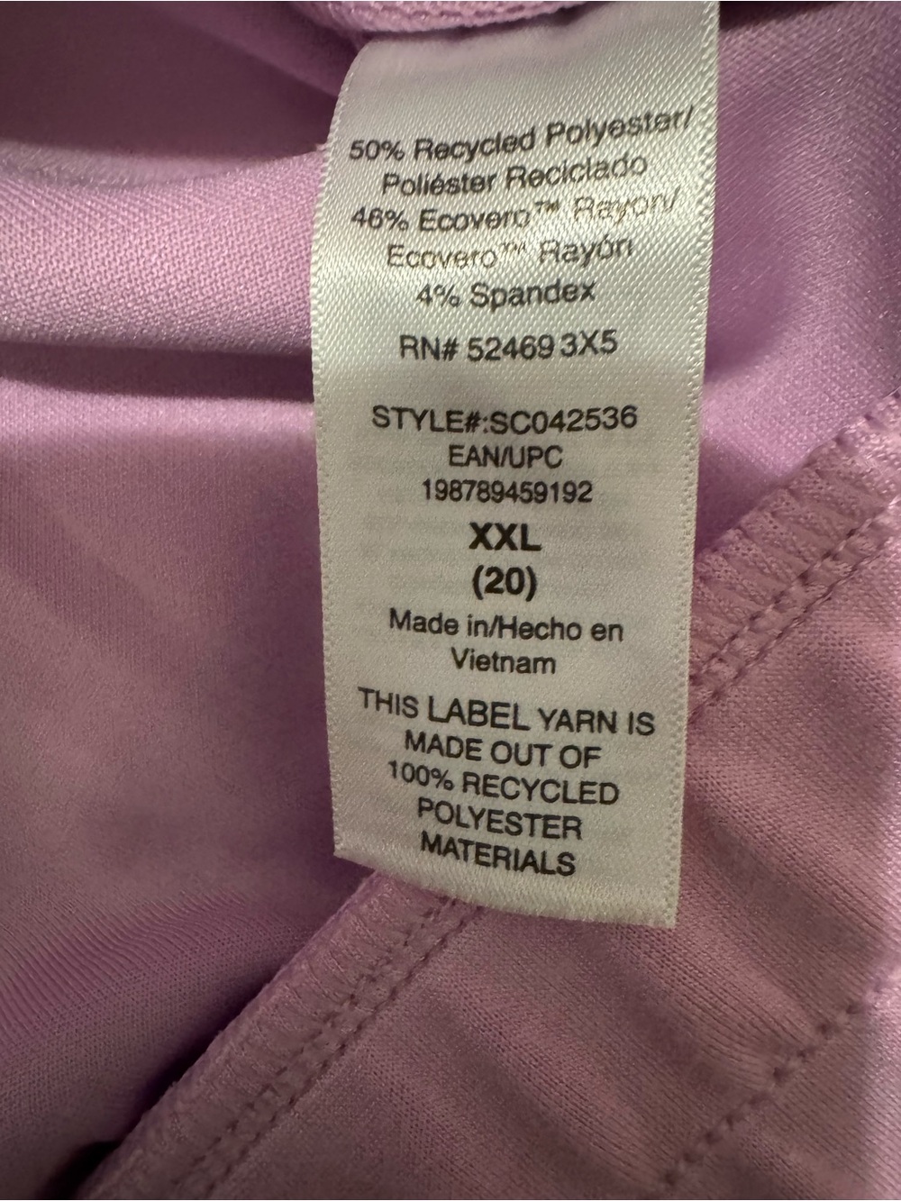 Scoop Lavender Scubaknit Pullover Hoodie Top - Size XXL (20) - NWT - Picture 4 of 5